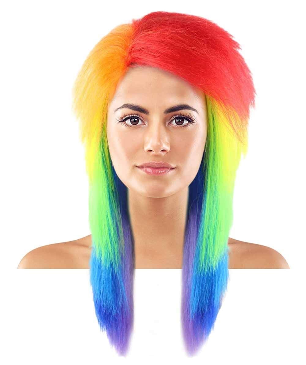 Wig for Cosplay My Little Pony Rainbow Dash Movie Wig HW-1818