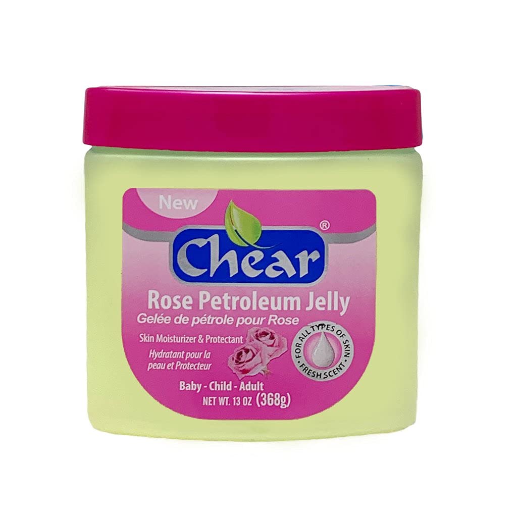 Chear Rose Petroleum Jelly 368g - Large Family Size - Multi Purpose for baby, child & adult