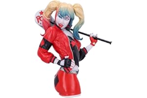 Nemesis Now Officially Licensed Harley Quinn Bust, Red, 30cm