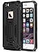 iPhone 6S Case, iPhone 6 Case, HianDier Dual Layer Rugged Anti-Slip Armor Case Shockproof Scratch-Resistant Drop-Resistant Rubber Case Cover for iPhone 6 6S - Black
