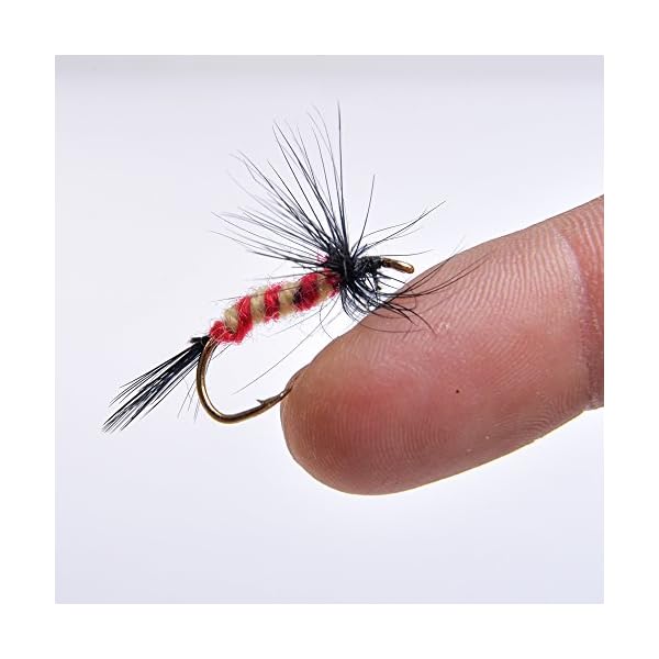 BLISSWILL-96Pcs-Fly-Fishing-Lures-Dry-Flies-Set-Floating-Flies-Hooks-for-Bass-Salmon-Trout