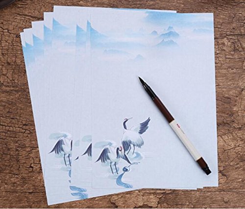Efivs Arts 56pcs Vintage Retro Design Writing Stationery Paper Pad Letter Set, 7 Different Style - Thumbnail 6