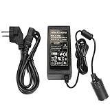 Wonderoto Power Adapter Converter/Transformer / Adaptor / Inverter 110V AC to 12V 10A DC Car Cigarette Lighter Socket Power Supply Color Black