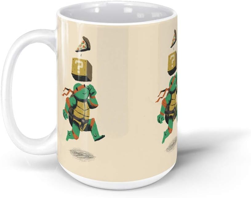 propshop24 turtle power.up 15Oz Ceramic Coffee Mugs 198323