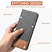 WenBelle for iPhone Xs Max Wallet Case, Stand Feature,Double Layer Shock Absorbing Premium Soft PU Color Matching Leather Cover Flip Cases for Apple iPhone Xs Max 6.5 inch (Grey)