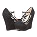 DREAM PAIRS HEIGHT Womens Mary-Jane T-Strap Wedge Platform Pumps Shoes