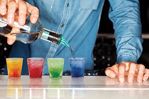 Ice Shots - Set of 12 Ice Mold Shot Glasses With Serving Tray - Just Freeze Pour and Serve Up Your Ice Cold Shots
