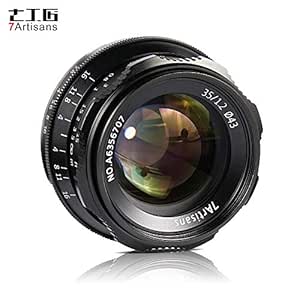 Festnight 7artisans 35 mm F1.2 Enfoque Manual Objetivo cámara Gran ...