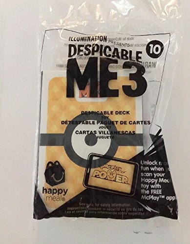 Despicable Me 3 2017 McDonald's Despicable Deck Playing Cards