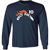 Long Sleeve Bo Nix Denver Old School Logo Shirt T-Shirt Mens Long Sleeve