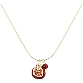 OJERRY Y2K Kawaii Dainty Cutecore Dark Red Fruit Pomegranate Pendant Necklace Things Jewelry Accessories Romantic Cool Outfit Inspo Gifts for Her Women
