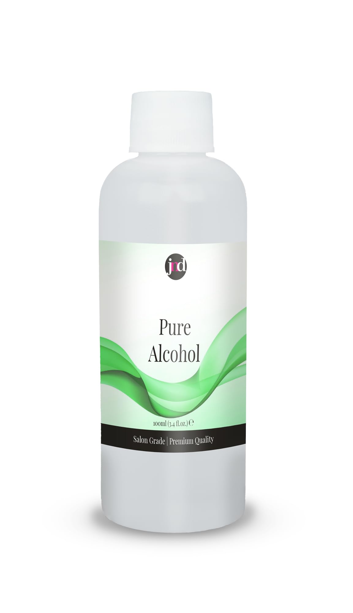 100% Pure Alcohol Prep & Wipe Cleanser Nail Gel Polish Residue Remover (100ml)