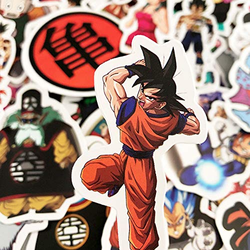 Dragon Ball Z Sticker Pack 50pcs Dragon Ball Laptop Sticker Waterproof