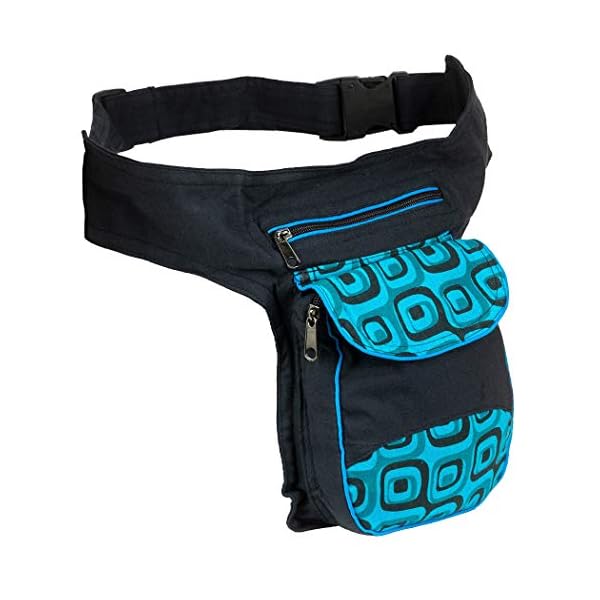 Riñonera Lateral Hippie Unisex (Morado) | DeHippies.com