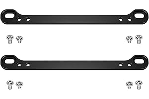 WFPOWER JDM to USDM Licence Plate Adaptor, 2 Pack Aluminum JDM Mini Truck License Plate Adaptor for JDM Car, Trailer License 