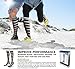 SB SOX Lite Compression Socks (15-20mmHg) for Men & Women - Best Stockings for Running, Medical, Athletic, Edema, Diabetic, Varicose Veins, Travel, Pregnancy (Stripes - Gray/Blue, S/M)