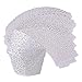 Tinksky Vine Filigree Lace Cupcake Wrapper Wraps Liner Wedding Party Cake Decoartion, Pack of 50 (White)
