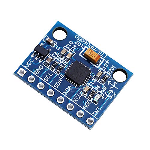 3pcs GY-521 MPU-6050 3 Axis Gyroscope and 3 Axis Accelerometer 6DOF Sensor Module 16 Bit AD Converter Data Output IIC I2C for Arduino