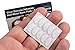 GMS Optical® Premium Silicone 3M Adhesive Half Moon Nose Pads 13mm x 6mm - Ideal for Smaller Frames (5 Pair) (Clear)