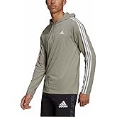 adidas Mens Lightweight Pullover Hoodie T-Shirt