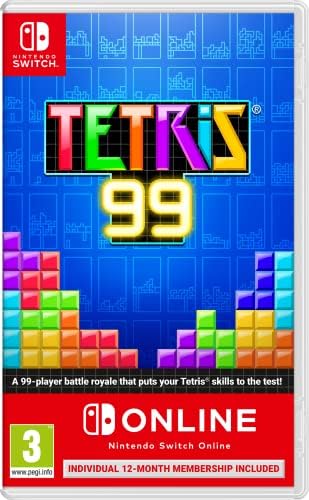 Amazon.com: Tetris 99 + 12 Month Nintendo Switch Online Individual