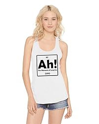 Ladies Tank Top Ah! The Element of Surprise White L