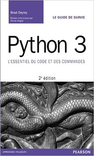 Amazon Fr Python 3 L Essentiel Du Code Et Des Commandes Dayley Brad Jolivalt Bernard Livres