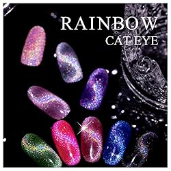 RARJSM Cat Eye Gel Nail Polish, Galaxy Chameleon