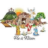 Colonel Pickles Novelties Resurrection Easter Window Clings Holiday Decorations Or Crafts for Kids