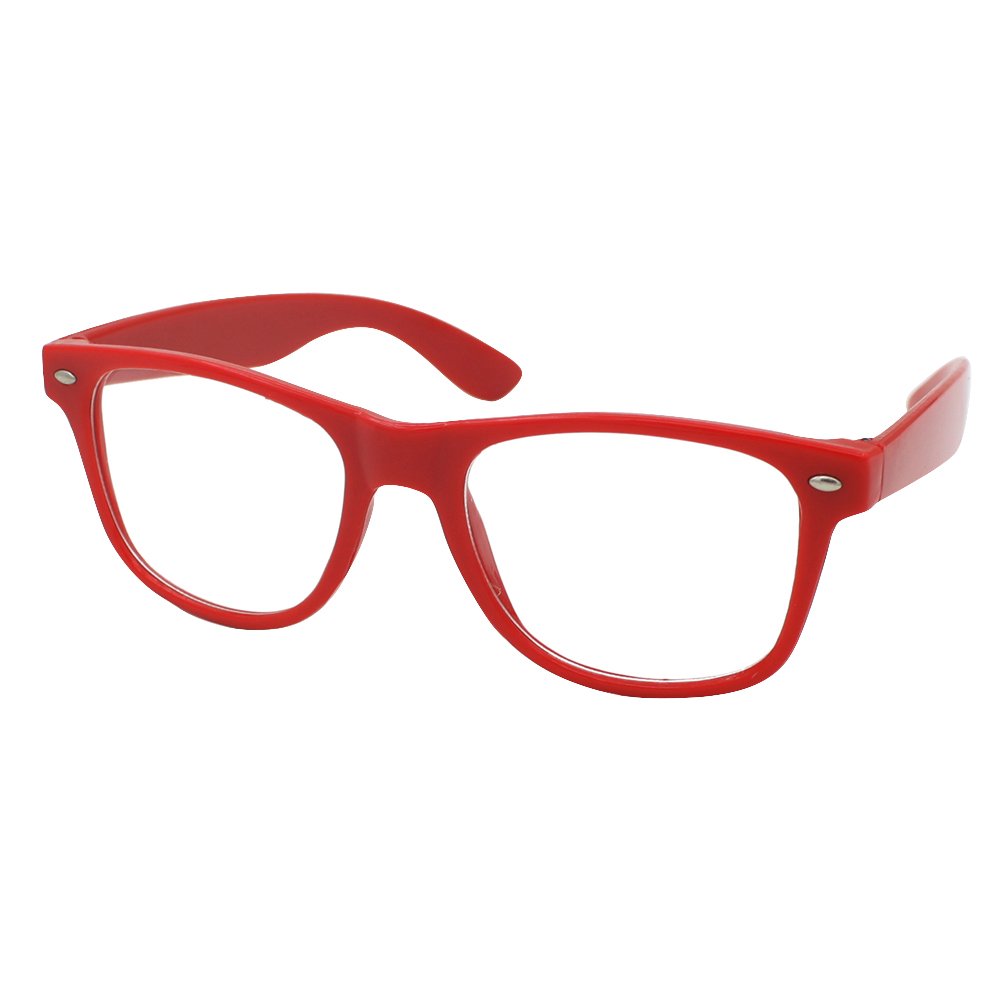 Mode Spa/&szlig; Unisex Klare Linse Nerd Geek Gl/&auml;ser Brille