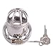 TERNENCE Medical Grade Stainless Steel Chastity Device Male Comfortable Cock Cage SM Penis Exercise Sex Toys D145 (1.77 inch / 45mm)