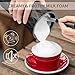 Electric Milk Frother and Heater, Keenstone Milk Steamer for Hot and Cold Milk Foam with Silent Operation for Coffee, Latte, Cappuccino, Hot Chocolate (Frothing 115ML/Heating 250ML)