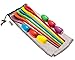Egg and Spoon Relay Race Game - Fun Game for Kids Parties, Birthdays, Family Outings - Includes 6 Eggs, 6 Spoons, and Storage Bag - Six Assorted Colors - Egg n Spoon
