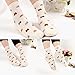 Chalier 5 Pairs Womens Cute Funny Socks Casual Cotton Crew Animal Socks, Style 04, One Size