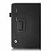 Fintie iView SupraPad 10.1 Folio Case - Premium PU Leather Cover with Stylus Loop for Dragon Touch A1X Plus 2016 Edition / A1X Plus II / A1X / A1 10.1-Inch Tablet, Black