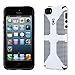 Speck Products CandyShell Grip Case for iPhone SE/5/5S -Retail Packaging- White/Black