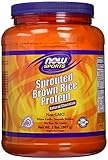 NOW Sports Chocolate Sprout Rice Protein Powder, 2-Pound