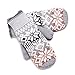YAN & LEI Women's Knitted Snowflake Mittens Gloves with Elastic Cuffs for Winter Color Grey