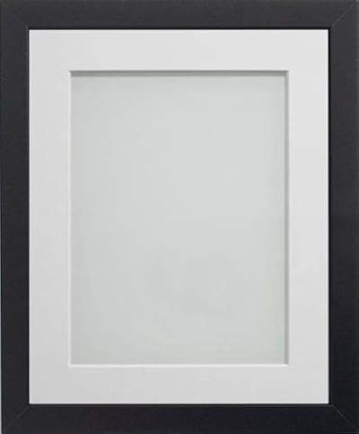 Frame Company Allington Black 14x11 Frame with White Mount 12x8