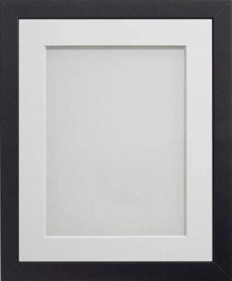 Frame Company Allington Black 14x11 Frame with White Mount for A4