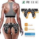 MOICO Butt Hips Trainer 2019 Upgrade Muscle Toner Fitness Training Gear Home Office Ab Trainer Workout Equipment Machine Fitness for Women Men,10pcs Free Gel Pads