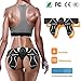 MOICO Butt Hips Trainer 2019 Upgrade Muscle Toner Fitness Training Gear Home Office Ab Trainer Workout Equipment Machine Fitness for Women Men,10pcs Free Gel Pads