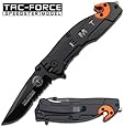 Tac Force Assisted Opening Rescue EMS EMT Tactical Pocket Folding Stainless Steel Blade Knife Outdoor Survival Camping Hunting