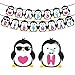Penguin Birthday Party Supplies - Penguin Happy Birthday Banner for Party Decorations