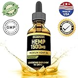 iVitamins Hemp Oil for Pain & Anxiety Relief :: 1,500mg 1 fl oz :: May Help with Pain, Mood, Sleep, Migraines, Heart Health and More :: Hemp Extract :: Rich in Omega 3,6,9 :: Peppermint Flavor