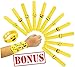 Emoji Birthday Party Supplies and Decorations - 124 Items Pack For 8 Guests - BONUS Gift: 8 Rubber Wristband Bracelets