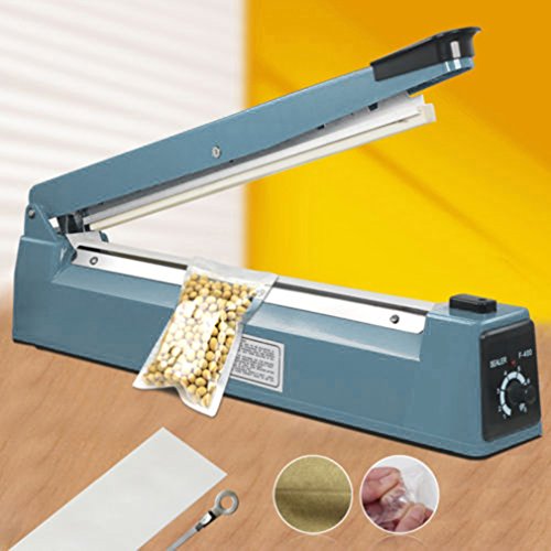 Halorose 16" /400mm Impulse Manual Hand Sealer Heat Sealing Machine,for plastic bags or Cellophane Bags