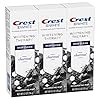 Crest Charcoal 3D White Toothpaste, Whitening Therapy Deep Clean with Fluoride, Invigorating Mint, 4.1 Oz (Pack of 3)