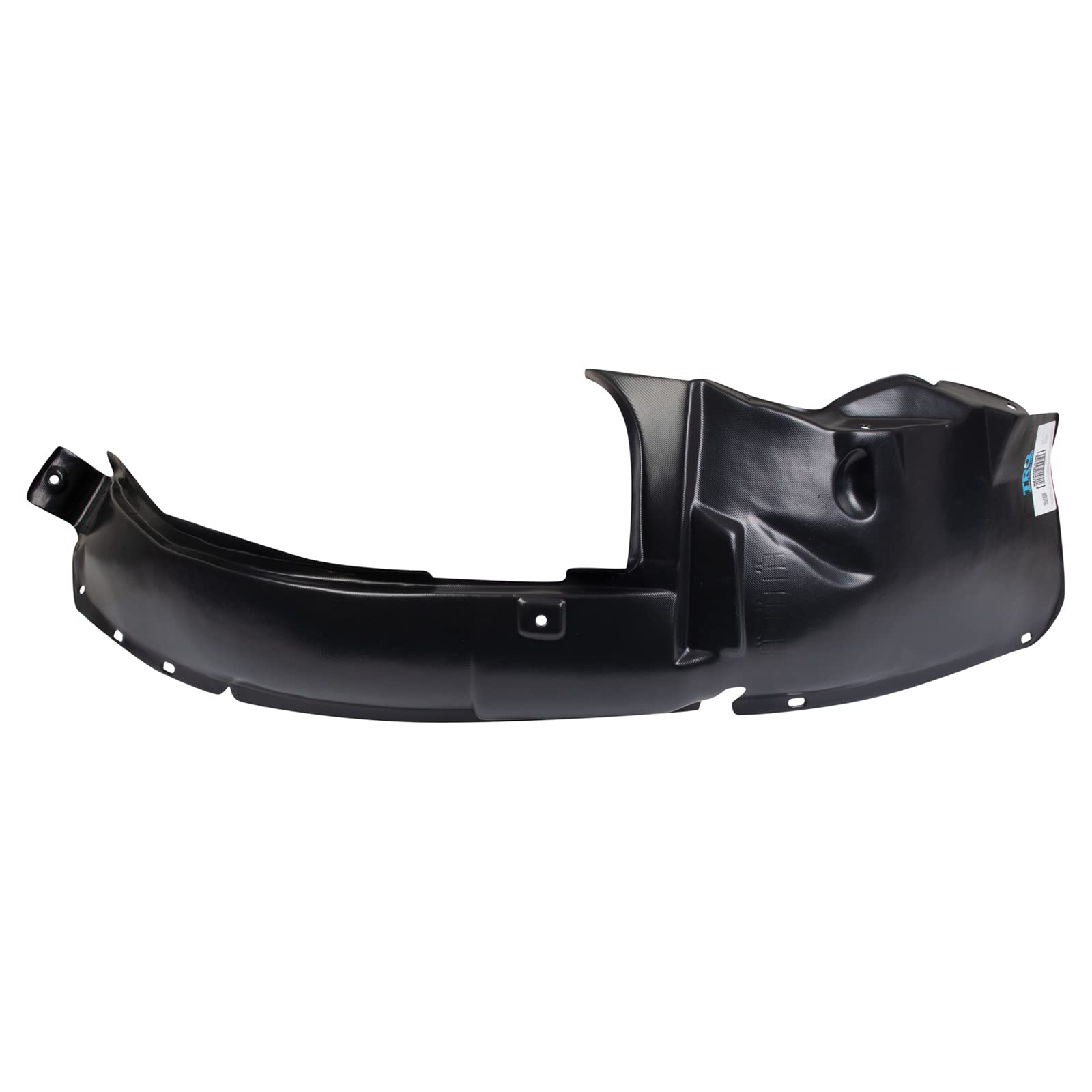 TRQ Front Right Inner Fender Liner Black Passenger