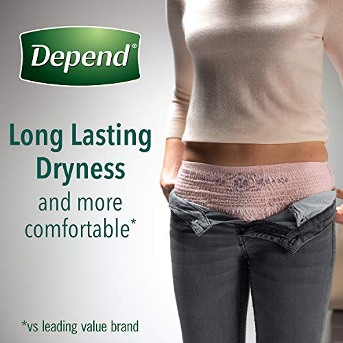 4 Depend+Incontinence+Underwear+Absorbency+Packaging